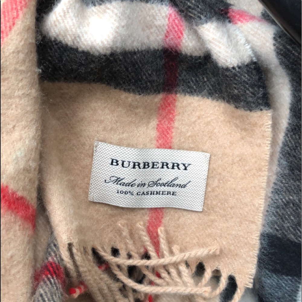 Authentic Burberry Cashmere Scarf